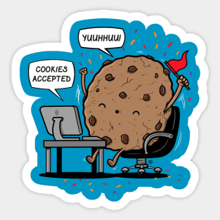 COOKIES ACCEPTED Sticker